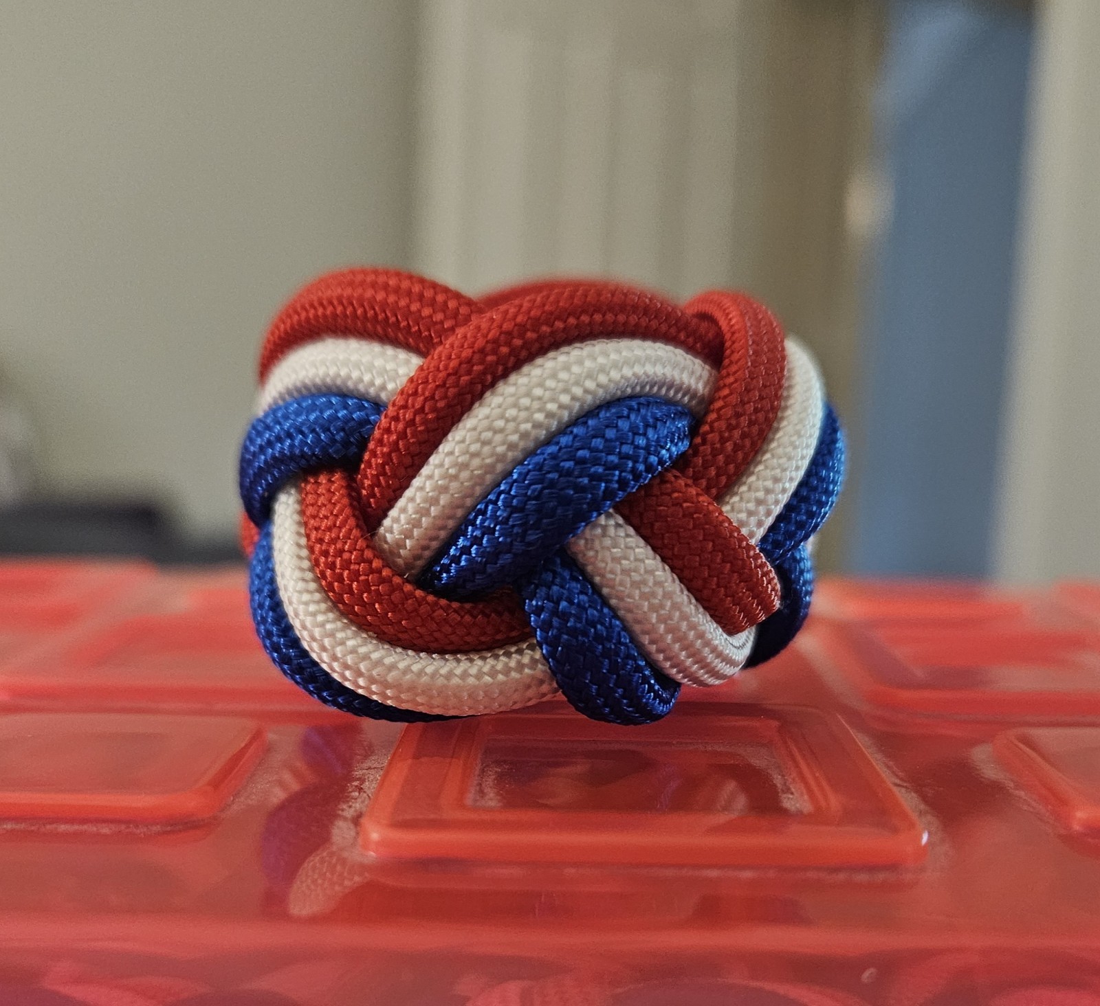 Handmade Scouting America, BSA , Etc. Neckerchief Slide 550 Paracord Woggle