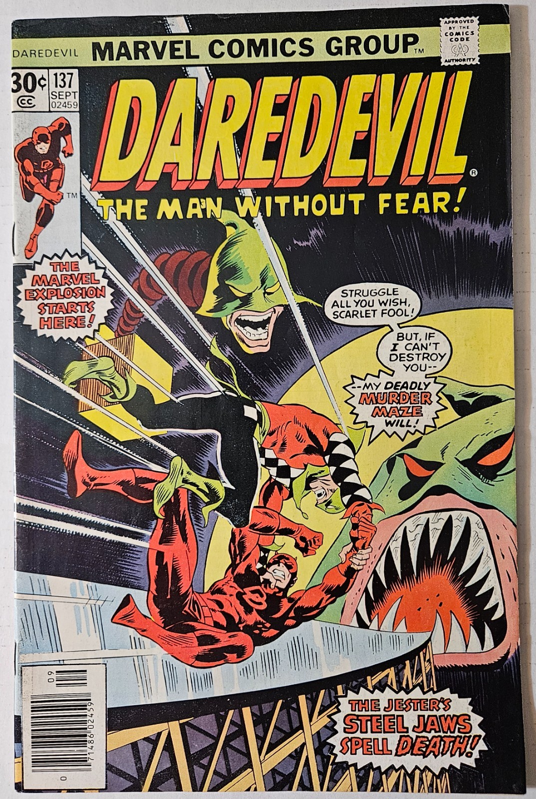 Daredevil #137, Marvel Comics, 1976. F+.