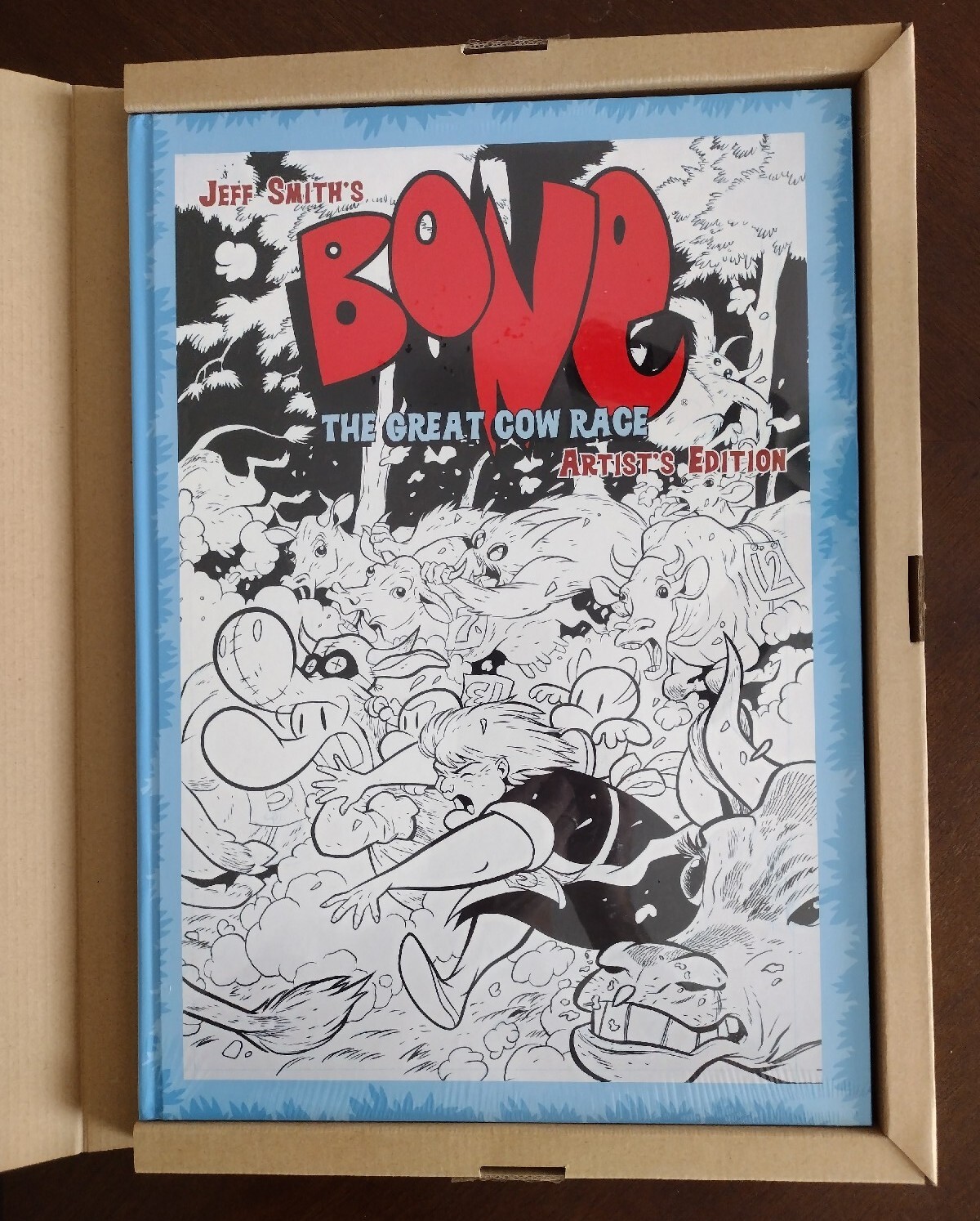 Jeff Smith's Bone The Great Cow Race Artist's Edition New Sealed IDW HC