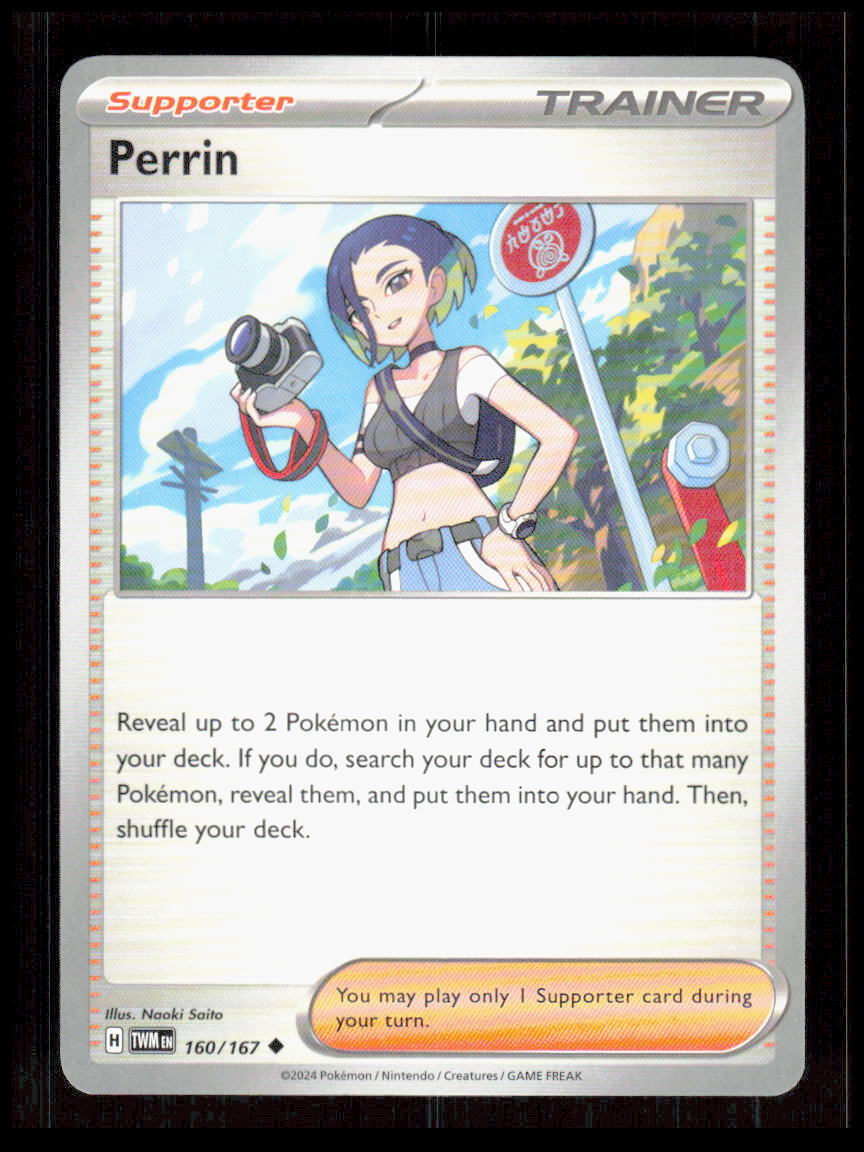 Perrin 160/167 SV06: Twilight Masquerade Pokemon tcg Card CB-1-9-D-5