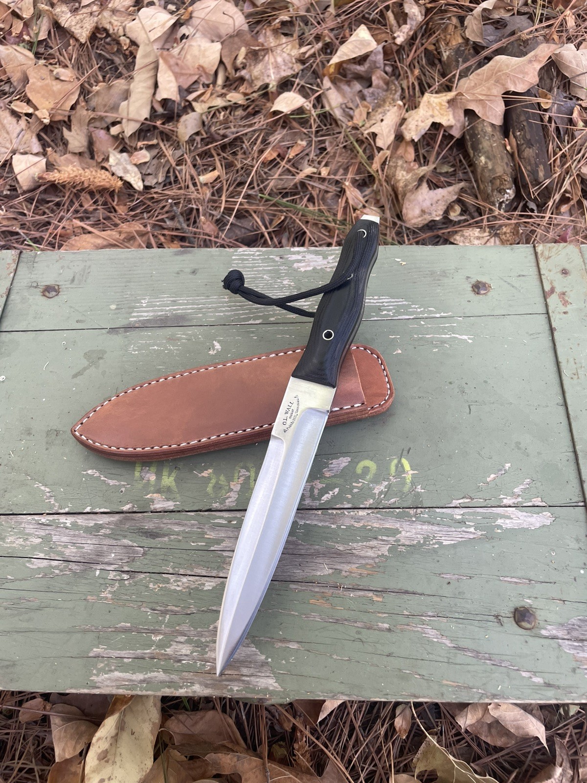 Wall Knives, Guardian Model fighter and C model sheath Ser number 1 made 