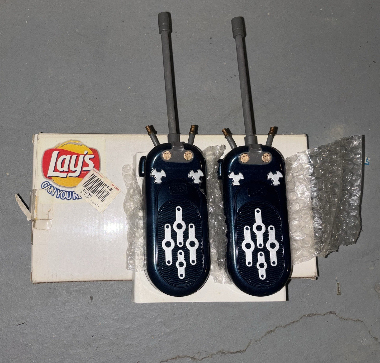 Vintage Lay\'s Contest Giveaway STAR WARS Walkie Talkie Set NEW