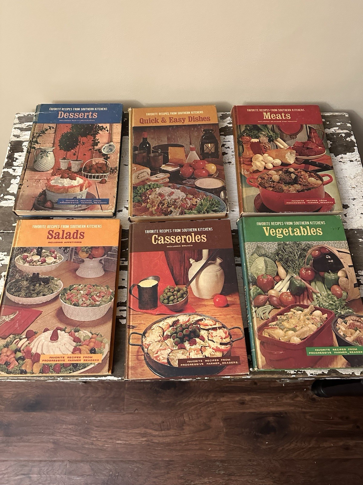 Vintage Favorite Recipes From Southern Kitchens Cookbooks 1967 Lot of 6 Hardcove