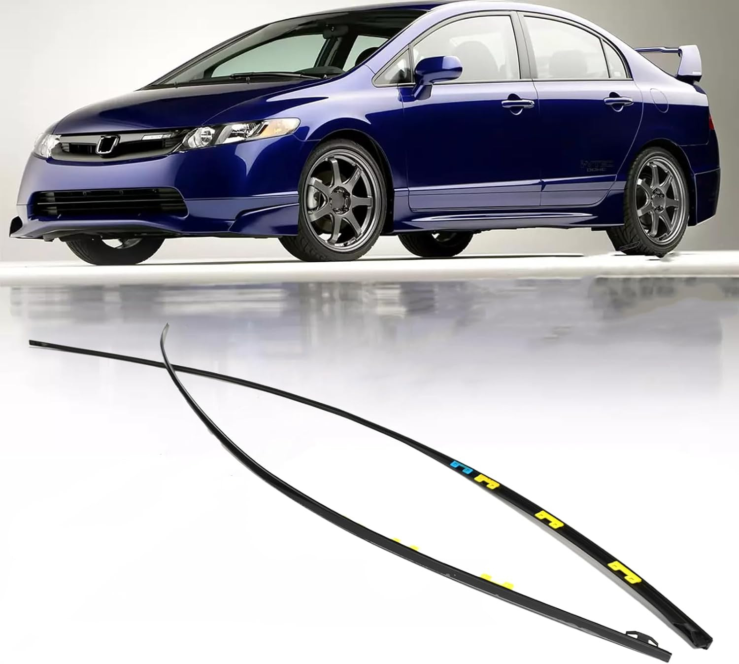 Drip Side Molding for Honda Civic 2006-2011 Windshield Roof Molding Trim | Repla