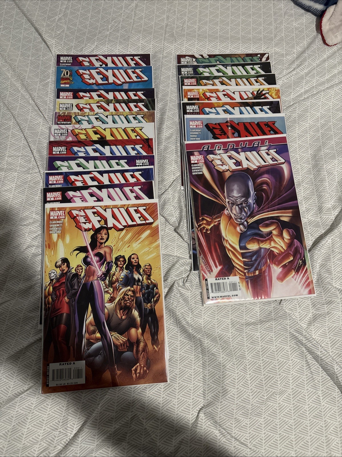 Marvels New Exiles 2009 Issues 1-18 (no Issue 2) In Great Condition