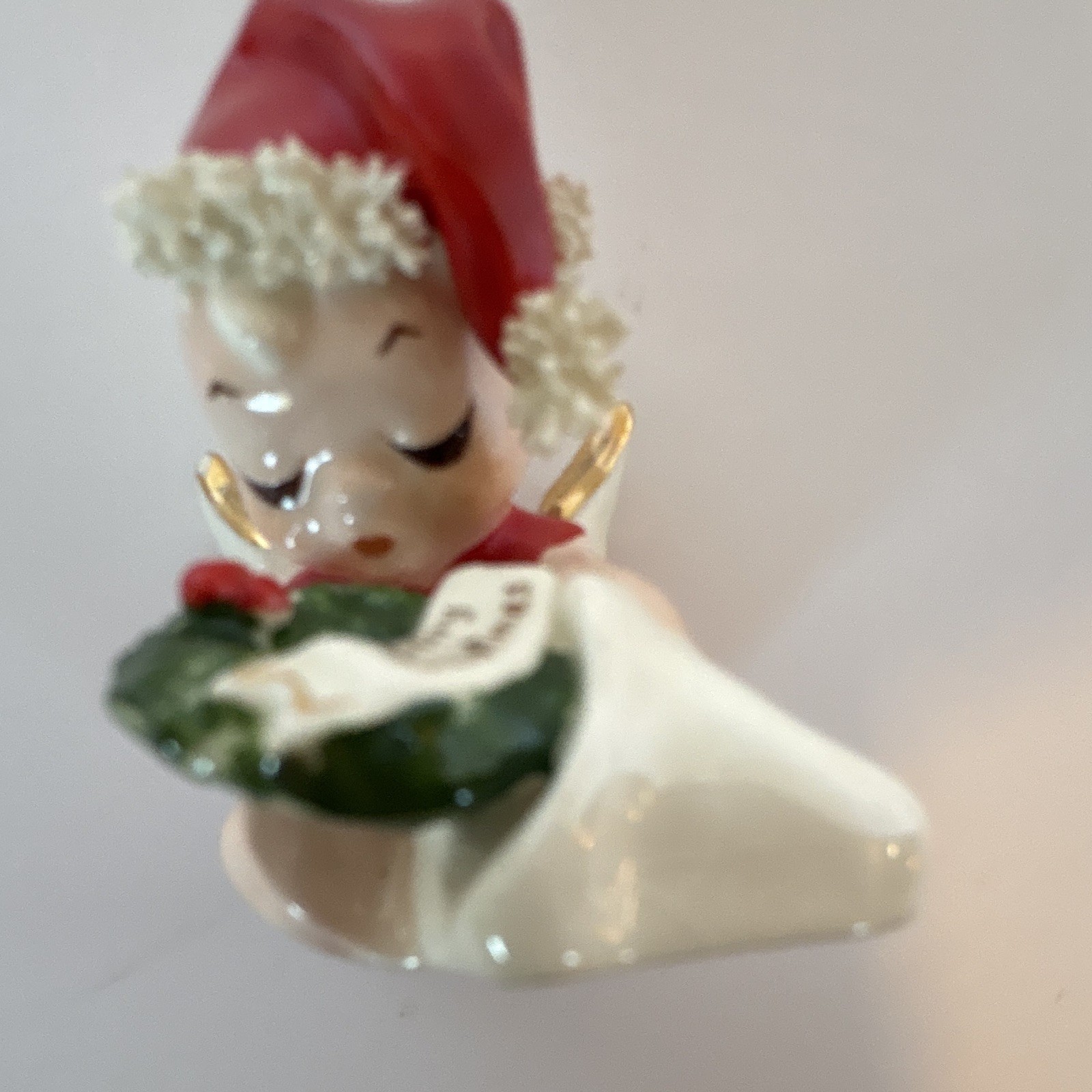 Vintage 1962 Original By Robyn “Pee Wee” Christmas Cherub Angel Figurine Mint
