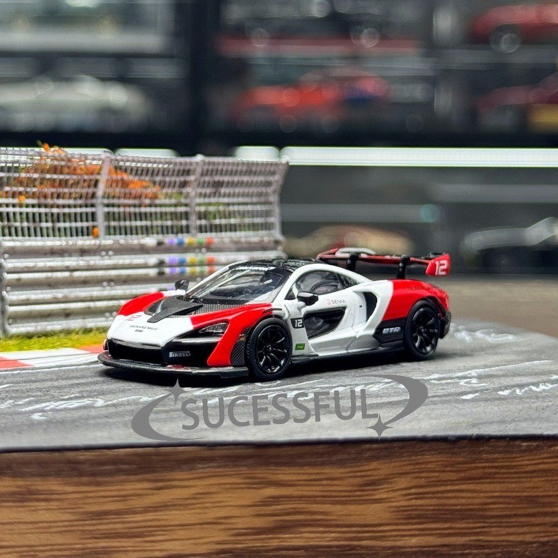 1:64 McLaren Senna GTR Diecast New Autoart Tarmac Works Mini GT Model