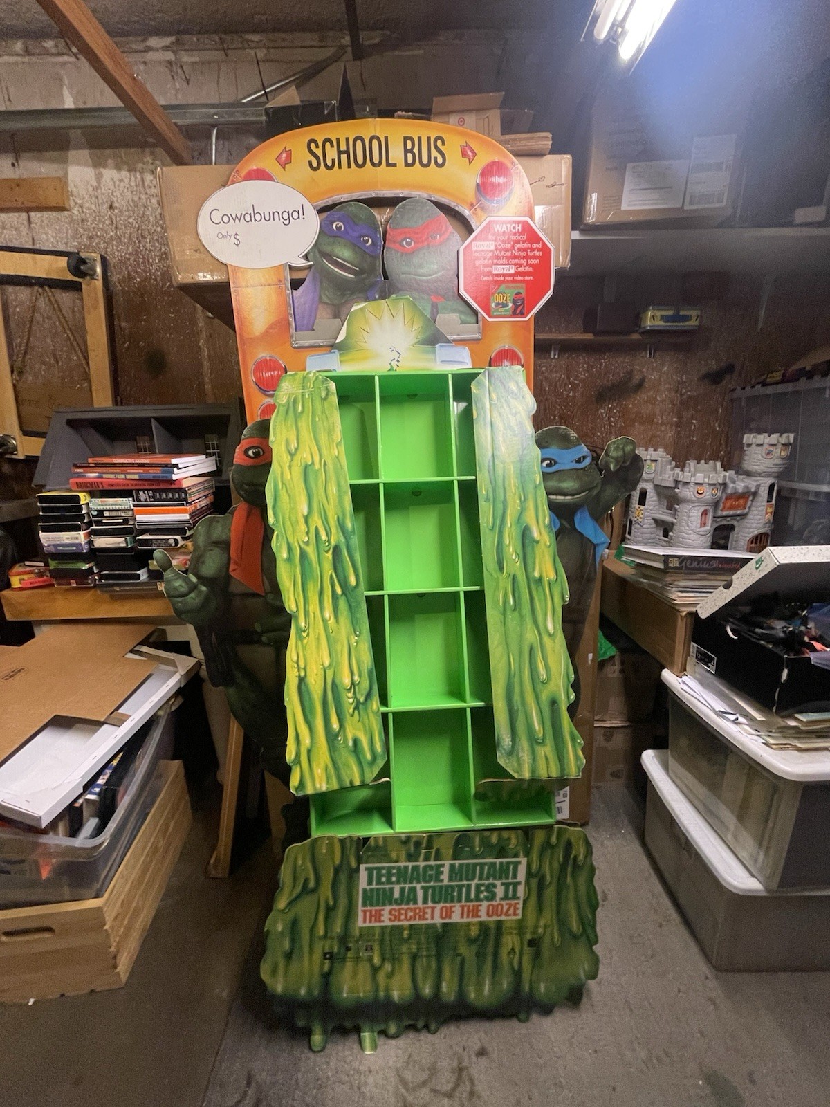UPDATE: Vintage TMNT 2 Video Store Display with Rare Misprint