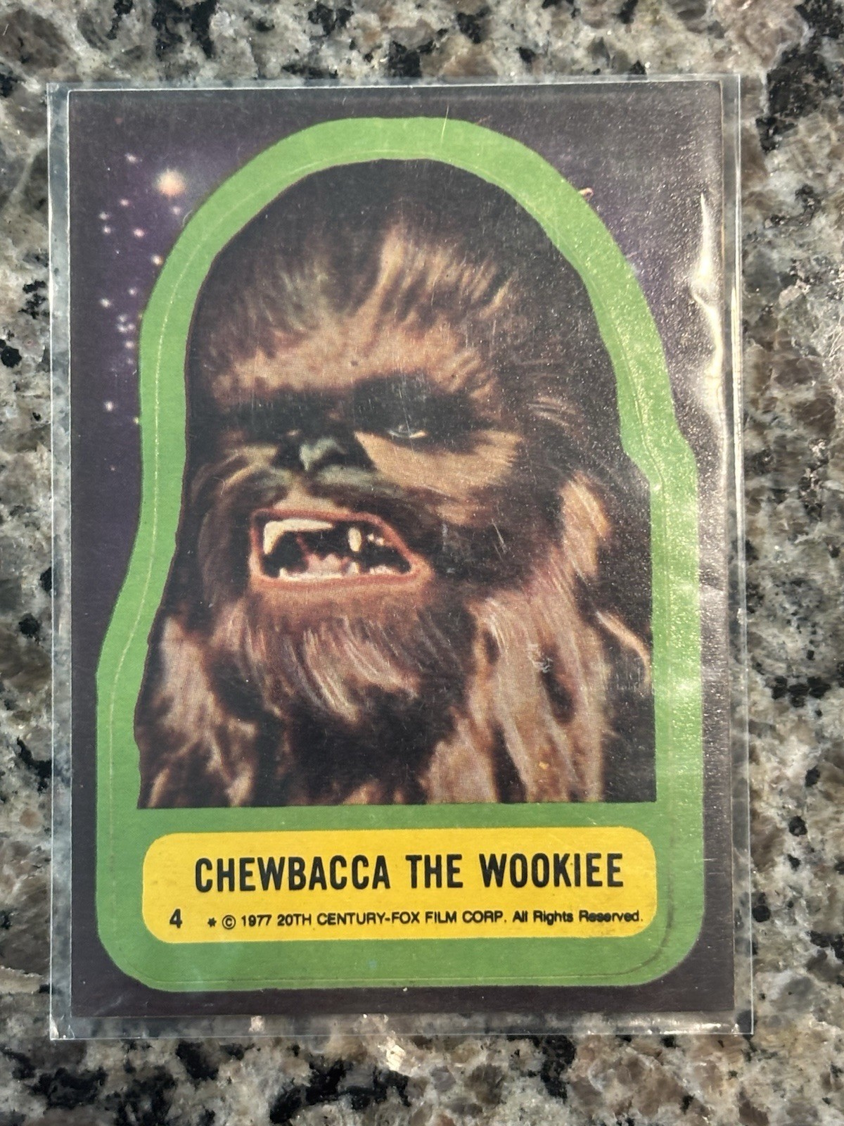 Chewbacca the Wookiee - 1977 Topps Star Wars #4