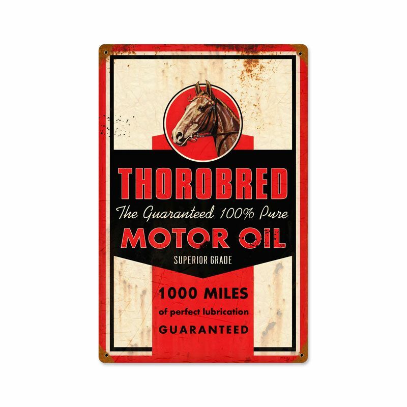 THOROBRED MOTOR OIL HORSE HEAD 18\