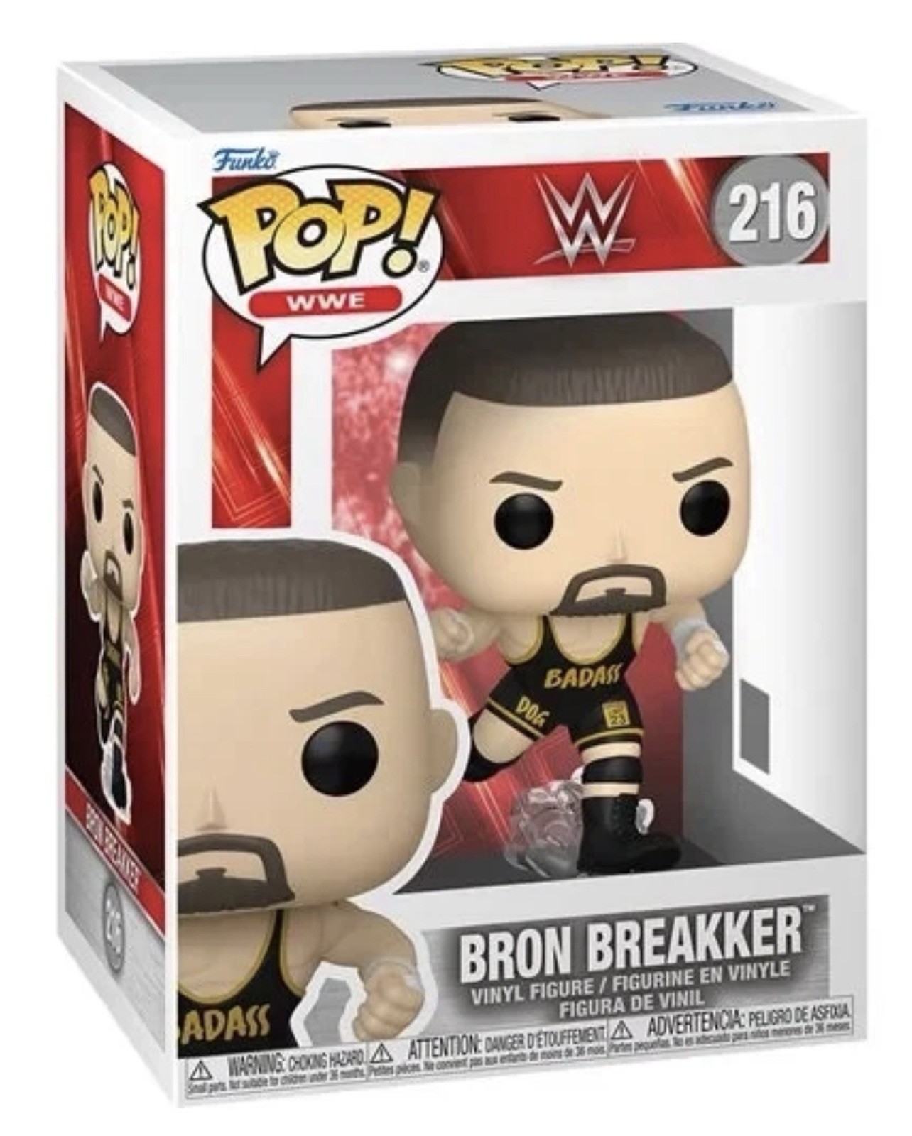 Funko Pop WWE #216 Bron Breakker Vinyl Figure New