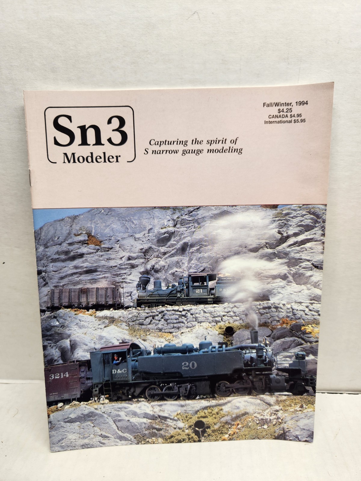 Vintage Fall/Winter 1994 Sn3 Modeler Model Railroad Magazine