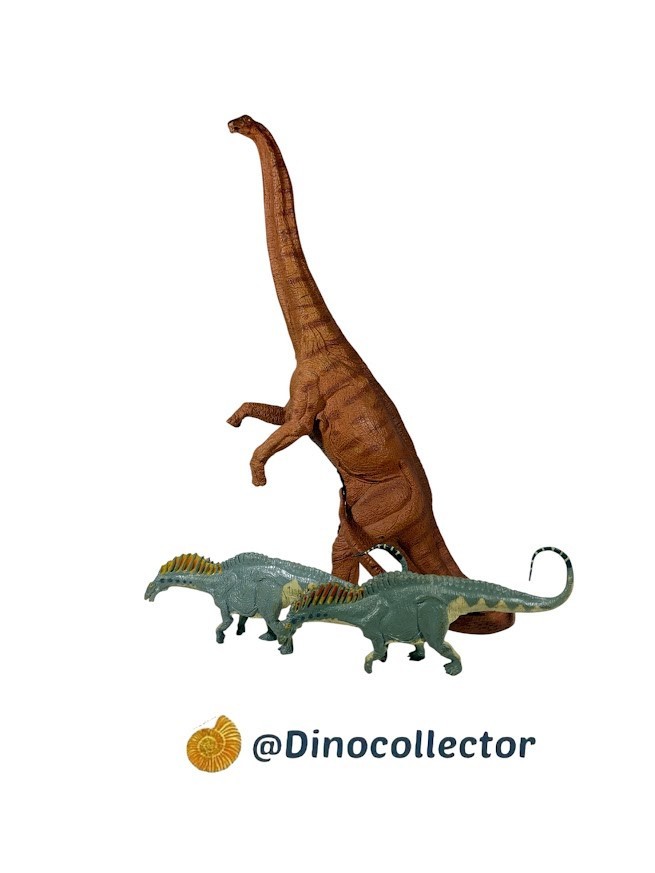 Battat Dinosaur Toy Lot Sauropod Collection Diplodocus Highly Rare Retired Set