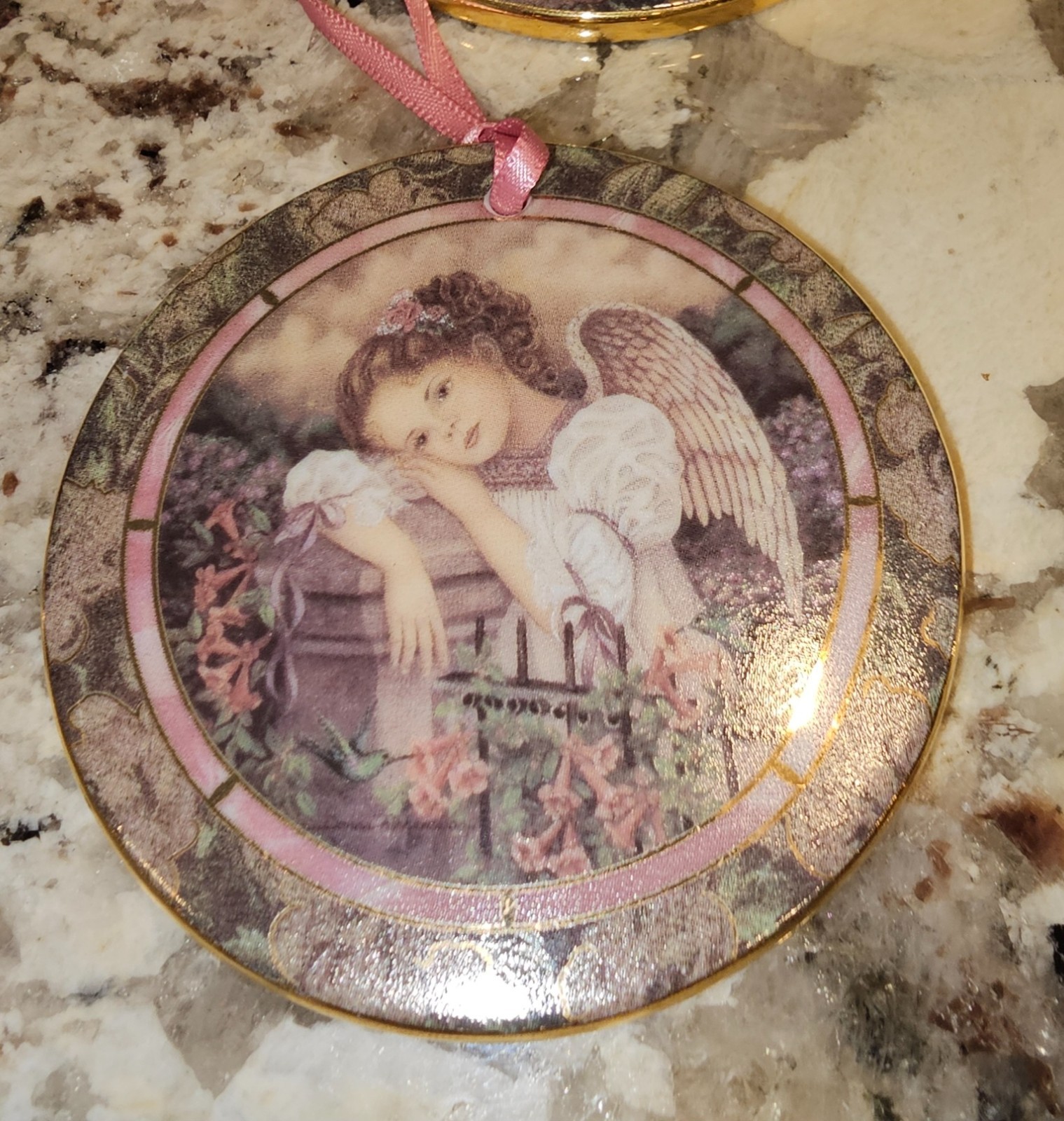 Vintage Set of 9 Bradford Editions Porcelain Ornaments Christmas Classics 1997