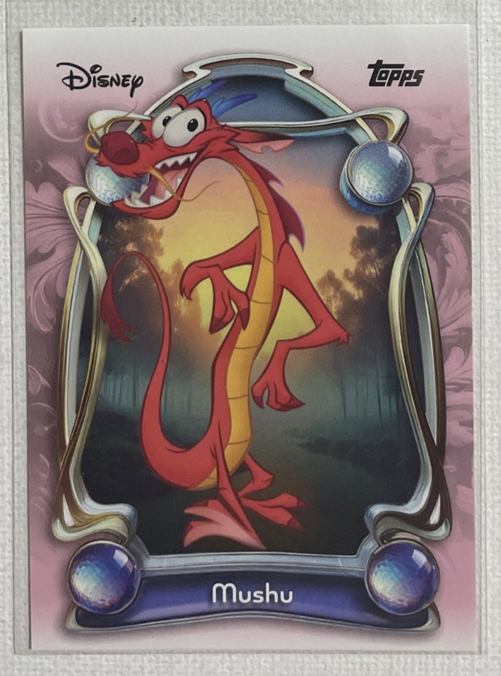 2025 Topps Disney Wonder Mushu Base Card #63 Mulan Complete Your Set