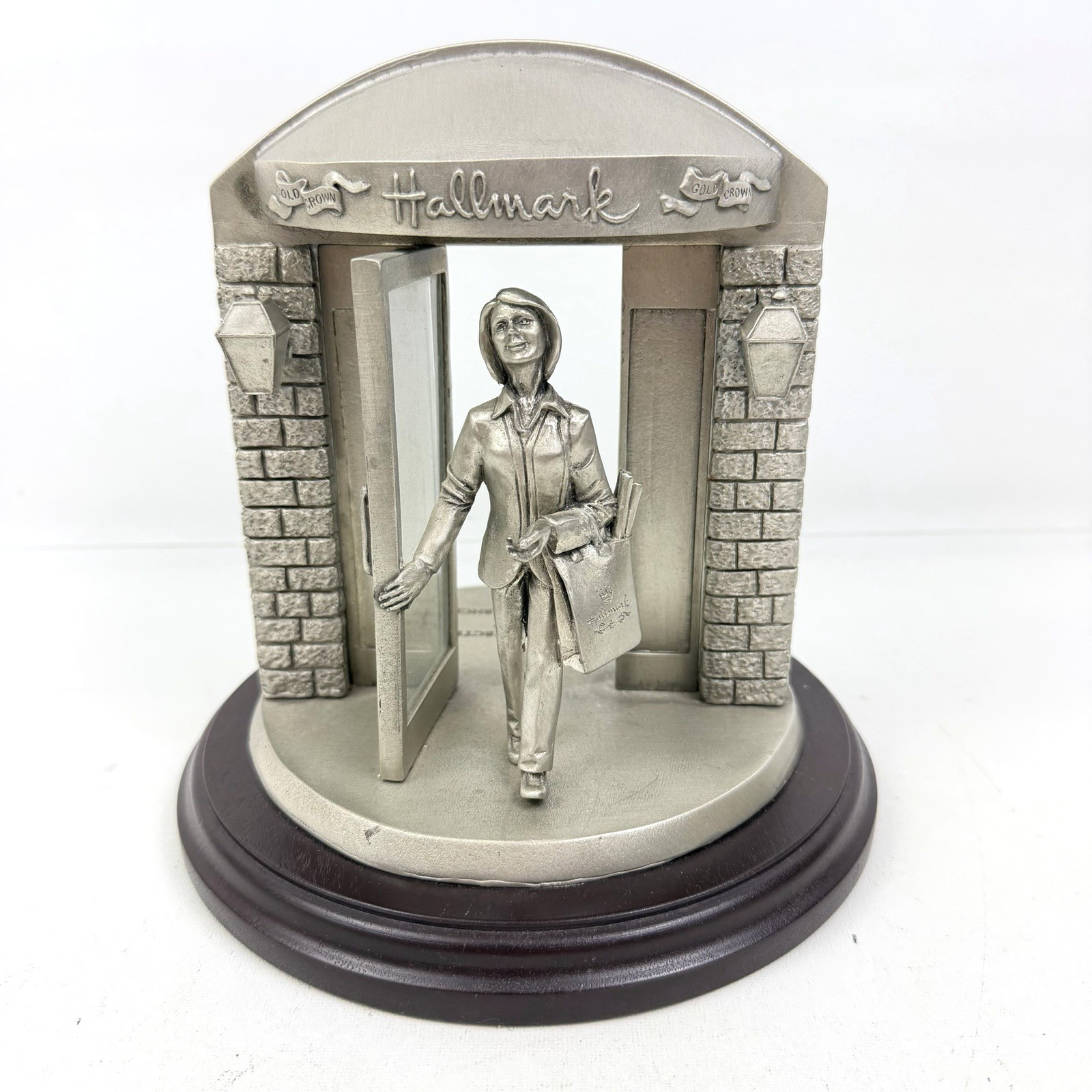Vtg 2005 Rare Hallmark Phase V Retail Excellence Award Pewter Statue Figurine