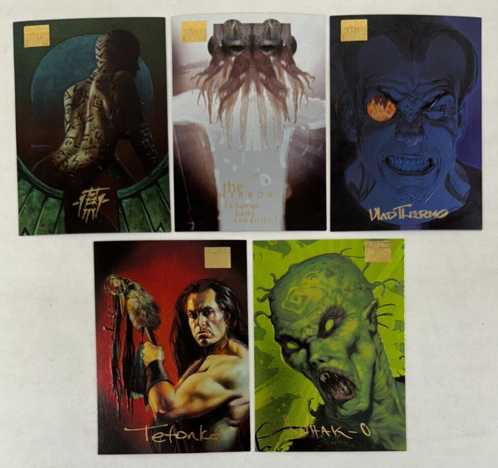 SKYBOX MASTER SERIES CREATORS EDITION (Skybox 1995) Complete FOIL Chase Card Set