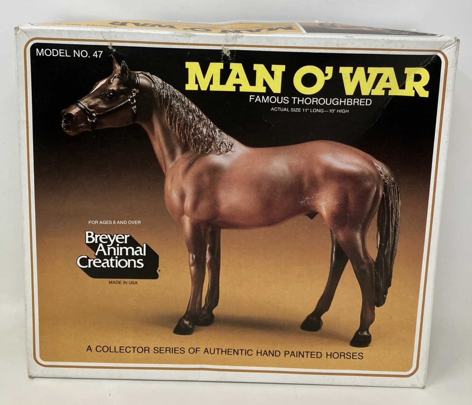 Breyer Man O’ War Race Horse No 47 Vintage 1982 w/ Original Box