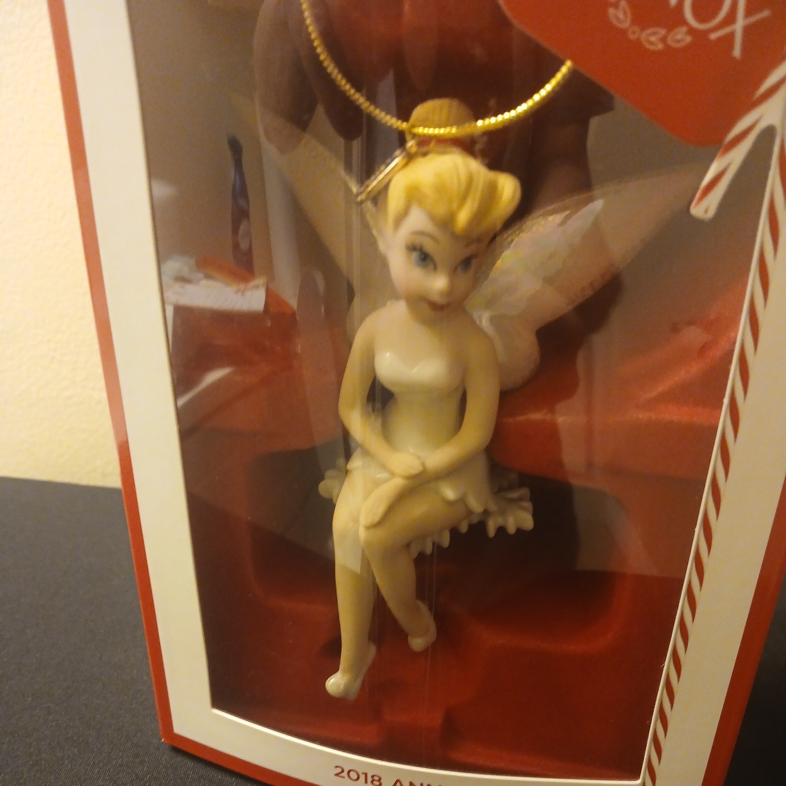 2018 Lenox Disney Showcase Tinkerbell Ornament Snowflake Tinker Christmas Box