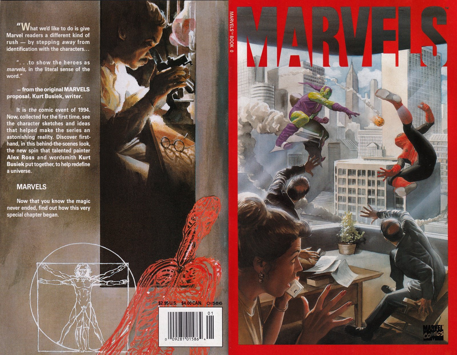 Marvels #0 Newsstand Cover (1994) Marvel Comics