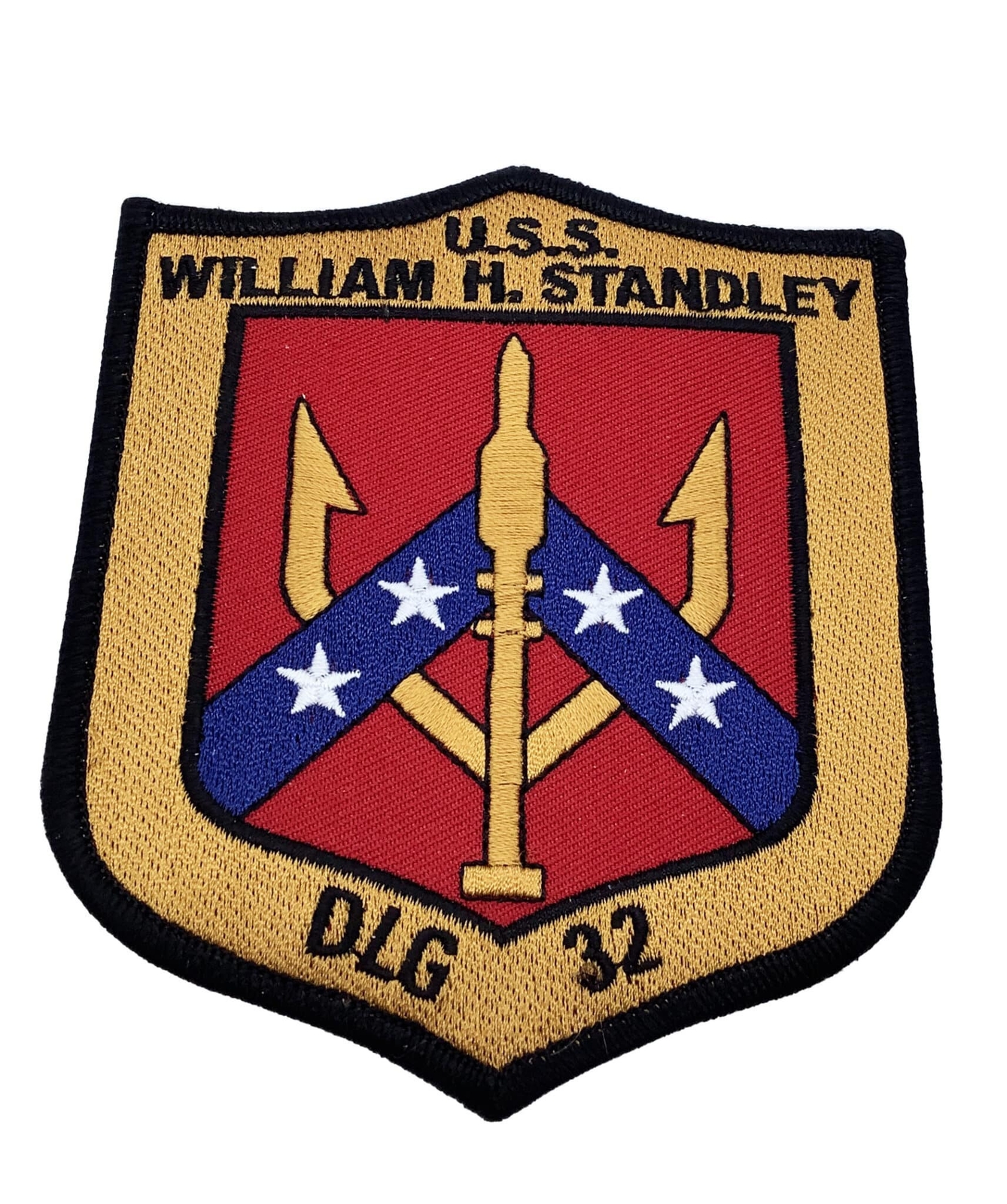 DLG/CG-32 USS William H. Standley Patch – With Hook and Loop, 4.5 inch