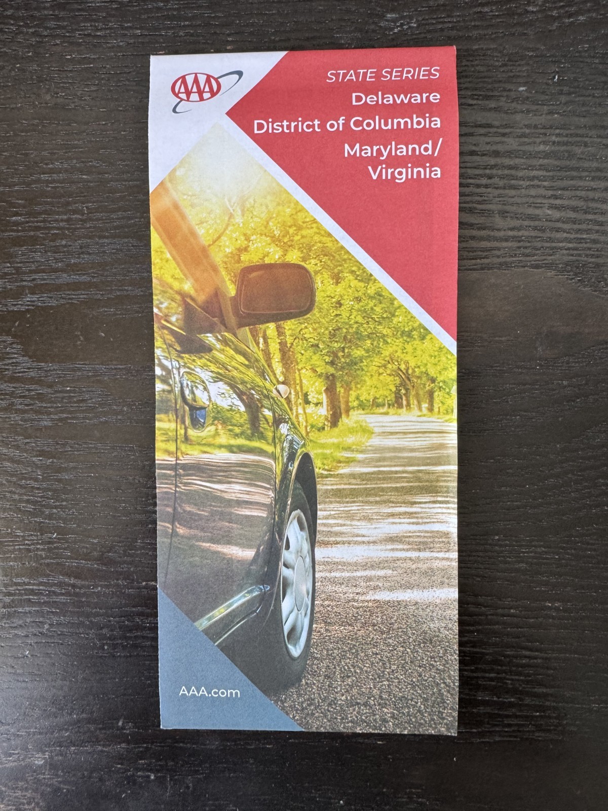 AAA Road Map-The Map of Delaware, District of Columbia Maryland & Virginia-2023-