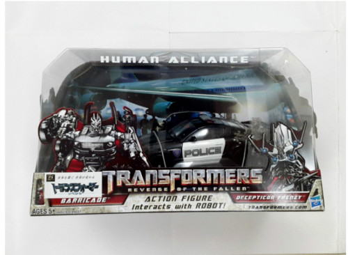 New Transformers Human Alliance BARRICADE & FRENZY RD-24 Robot Toy Police Car