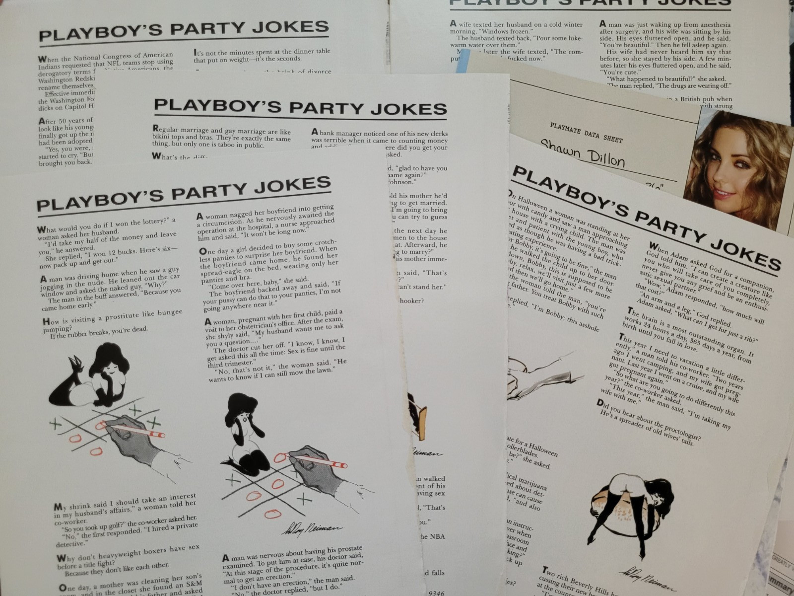 PLAYBOY CENTERFOLD ONLY LOT OF 6 FROM 2012 - 2014 EXCELLENT CONDITION
