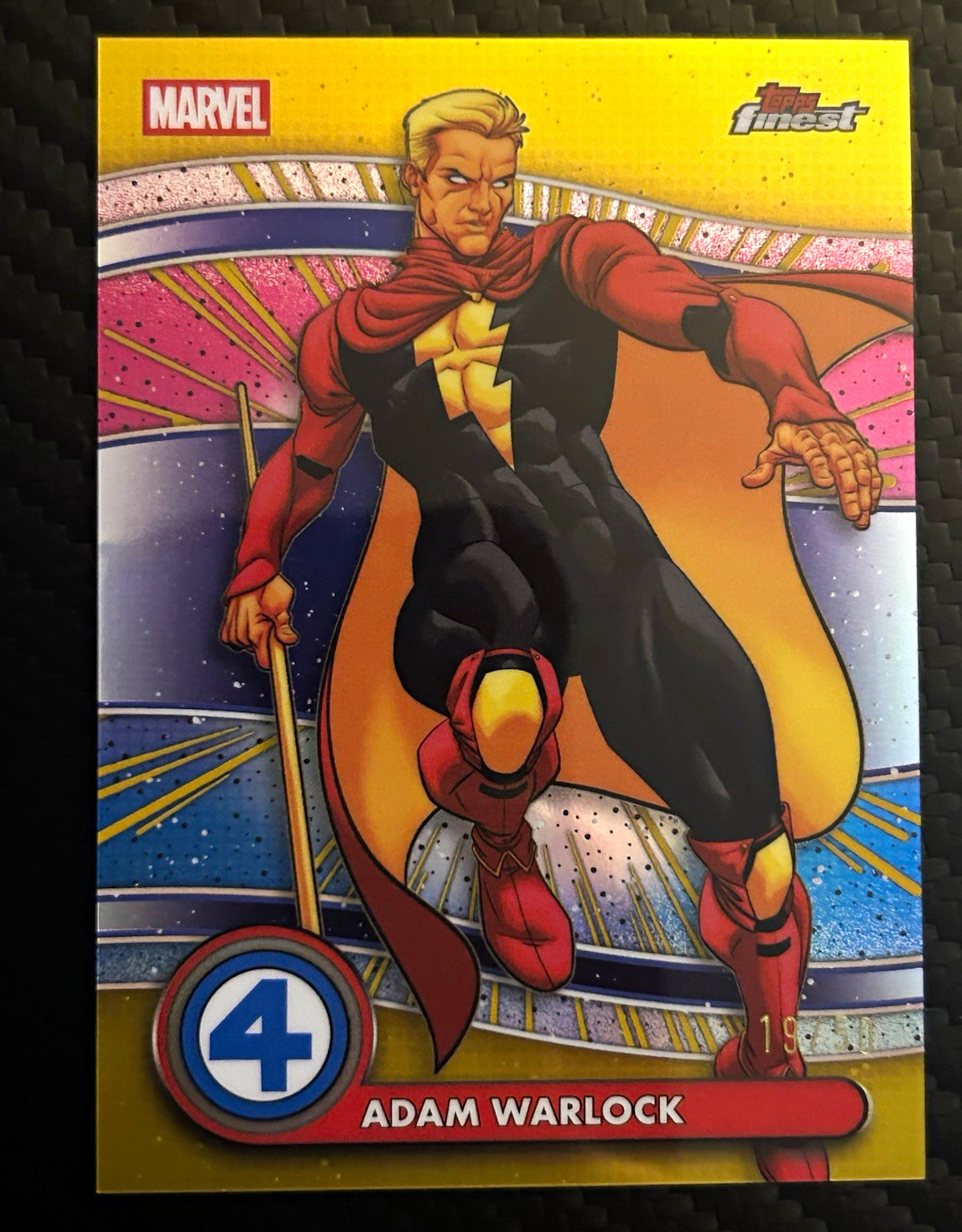 Topps 2026 Topps Finest Marvel Adam Warlock #051 Serial #/50