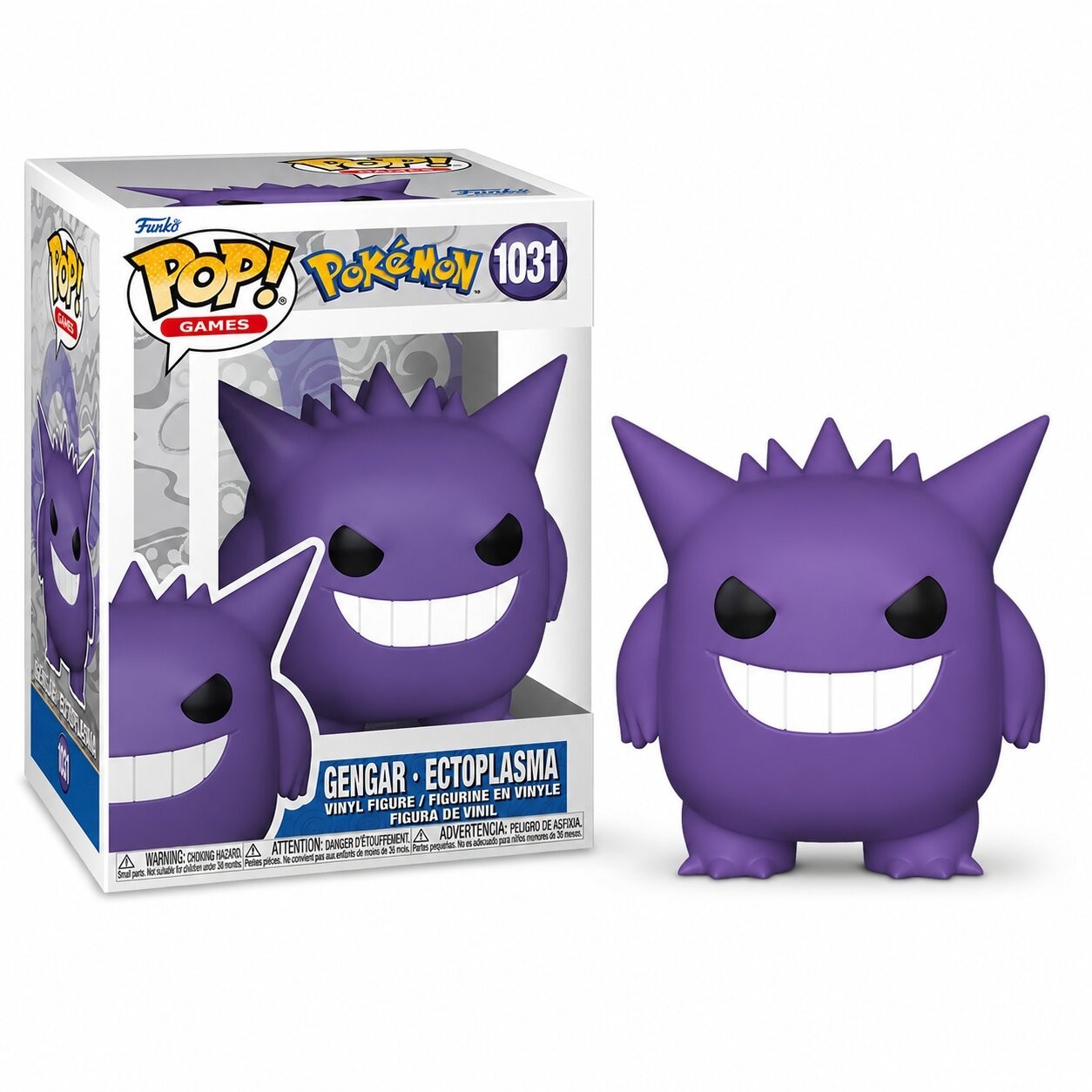 Funko Pop Games: Pokémon- Gengar - Vinyl Figure #1031 #80311
