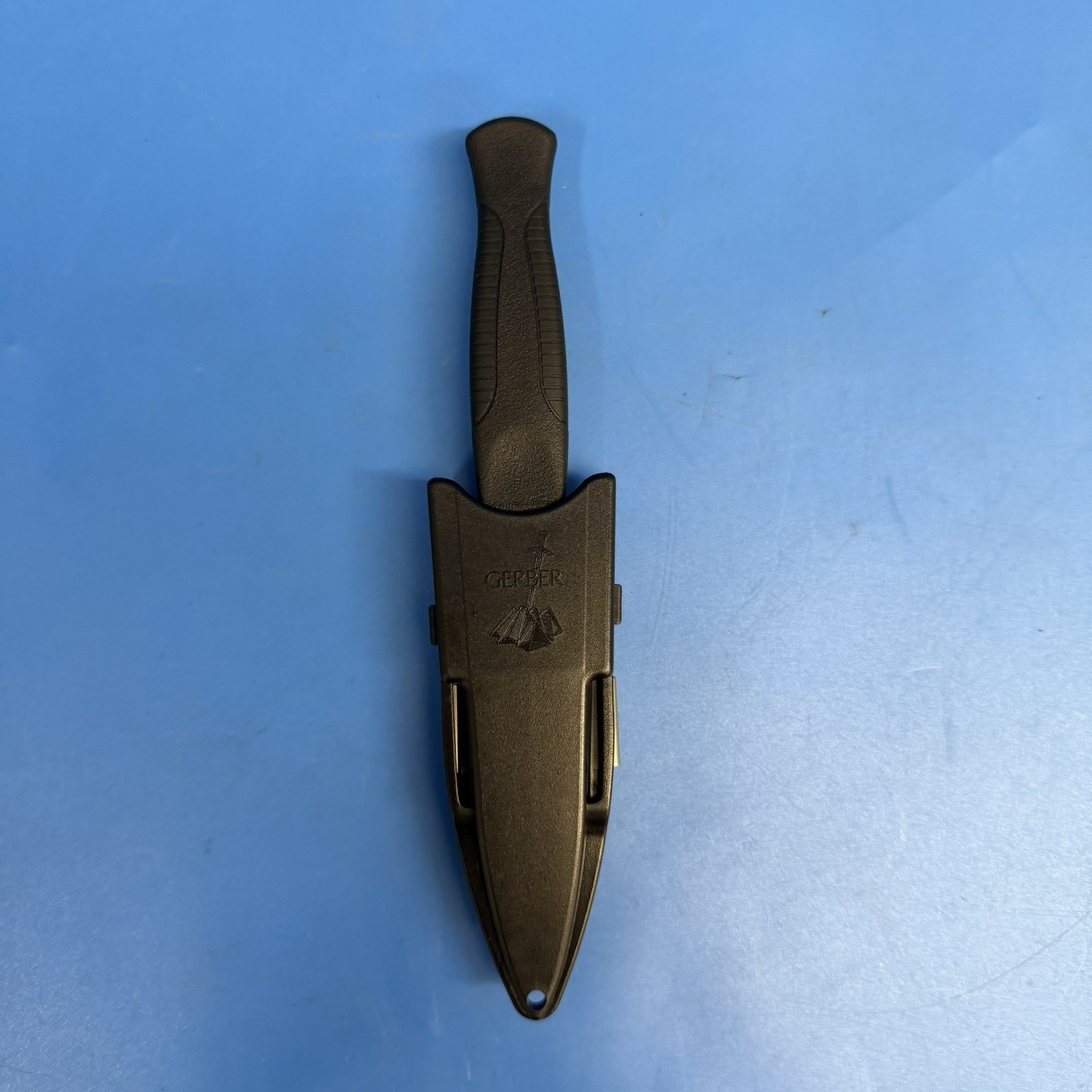 Gerber Guardian Back-Up 05803 Fixed Blade Double Edge Knife with Sheath & Box