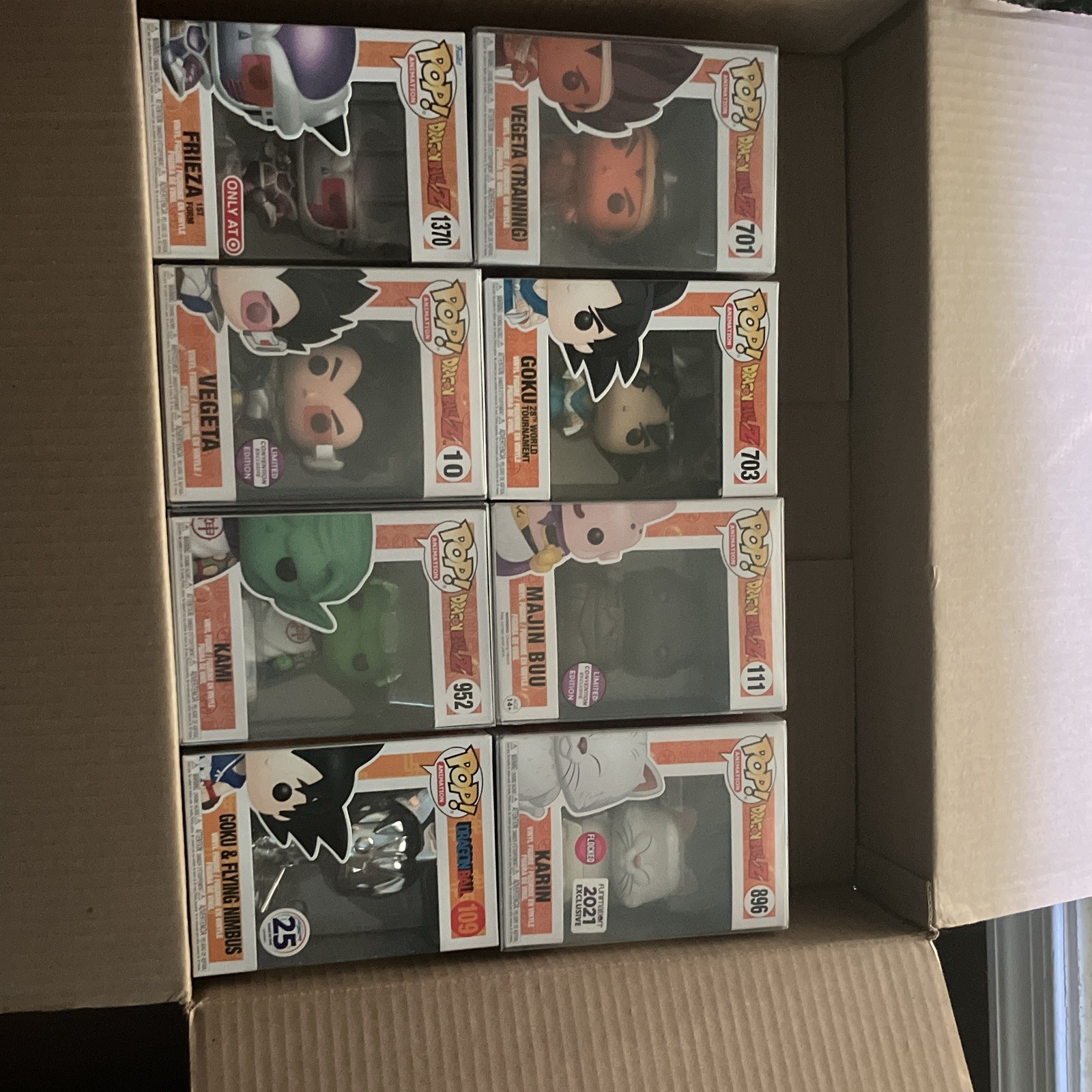 Funko Pop 13pc Mixed Lot Vinyl DBZ/Naruto/MHA Funimation Exclusive Flocked