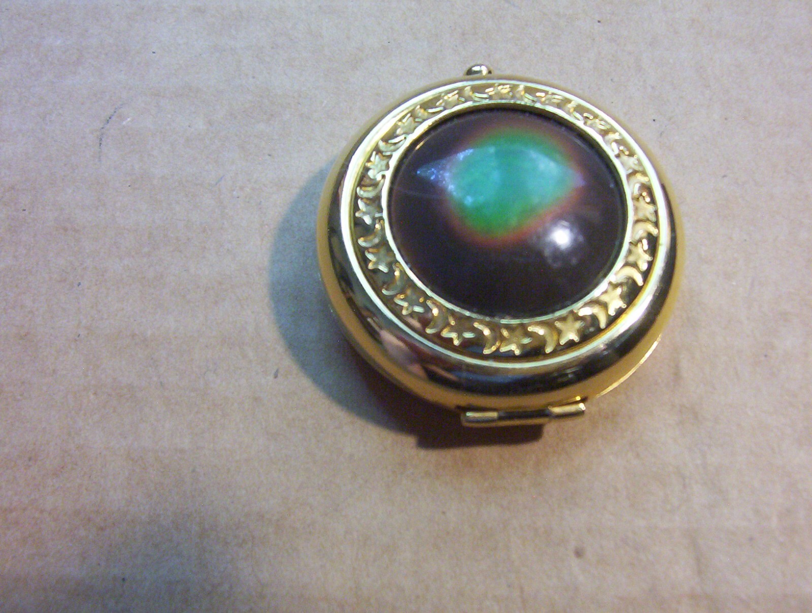 VTG Estee Lauder The Attitude Compact Mood Stone Changes Moon Star Case Lucidity