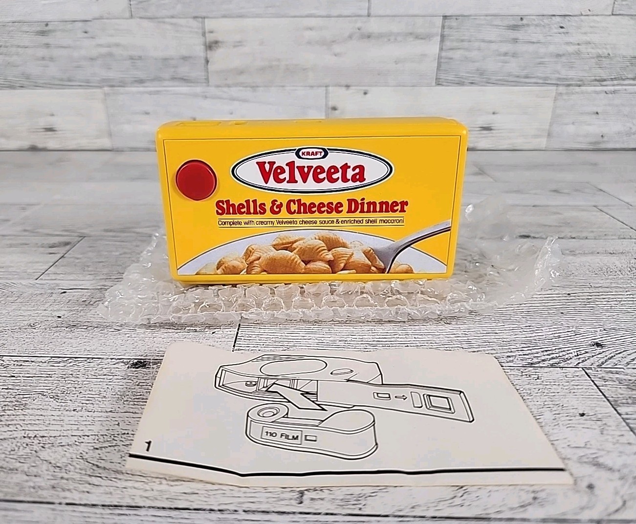 Vintage Kraft Velveeta 1970s Advertisement Film Camera - BRAND NEW