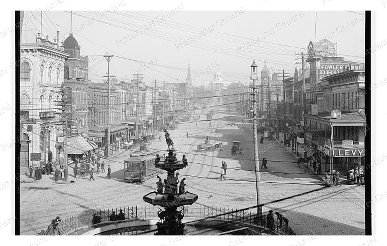 Montgomery Alabama Dexter Avenue Standard Postcard COPY RPPC