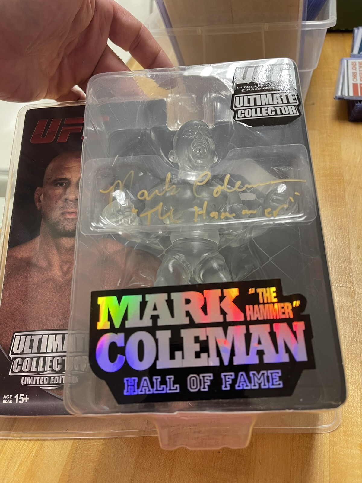 Mark Coleman “The Hammer” signed UFC Hall of Fame figure /750 AUTO PRIDE FC