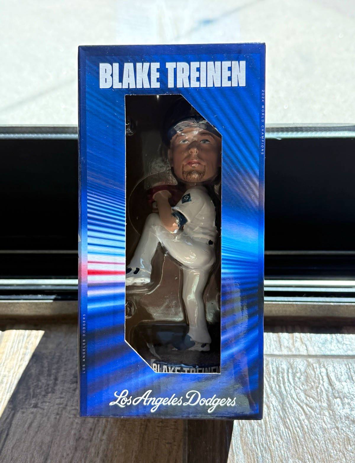 NEW in BOX. Exclusive Blake Treinen #49 Los Angeles Dodgers Bobblehead