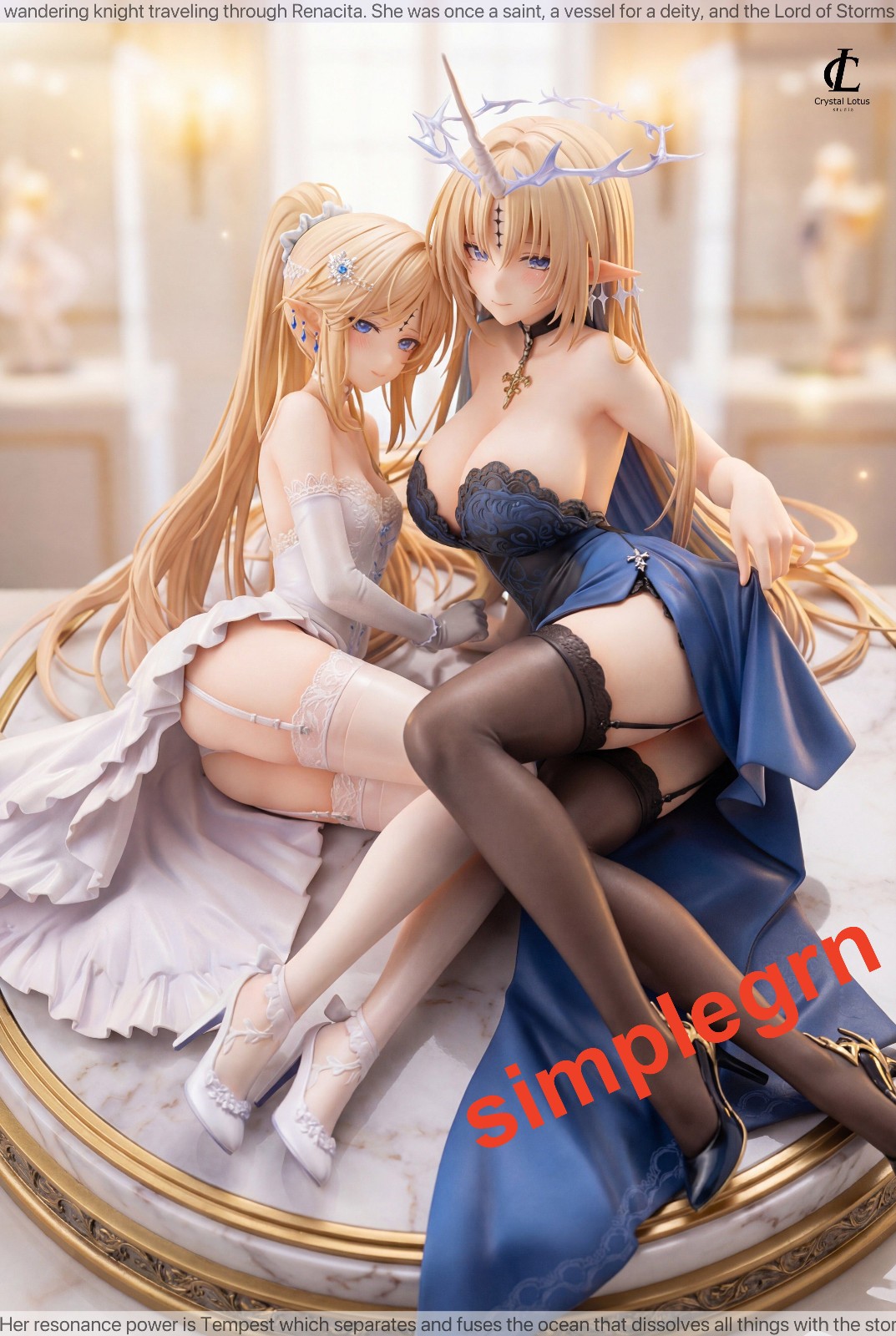 Crystal Louts Studio Wuthering Waves Cartethyia 1/6 Scale Resin Statue In Stock