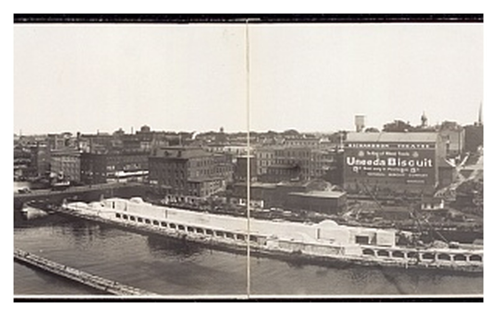 Oswego New York Panorama Standard Postcard