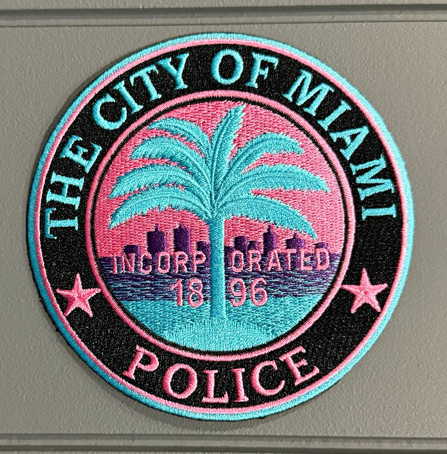 City of Miami Police Patch - Miami Vice Edition