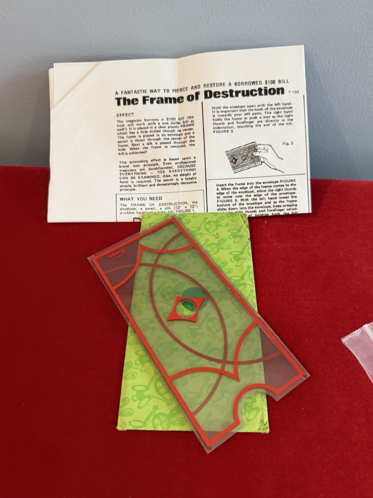Tenyo T-103 The Frame of Destruction Vintage/Collectible