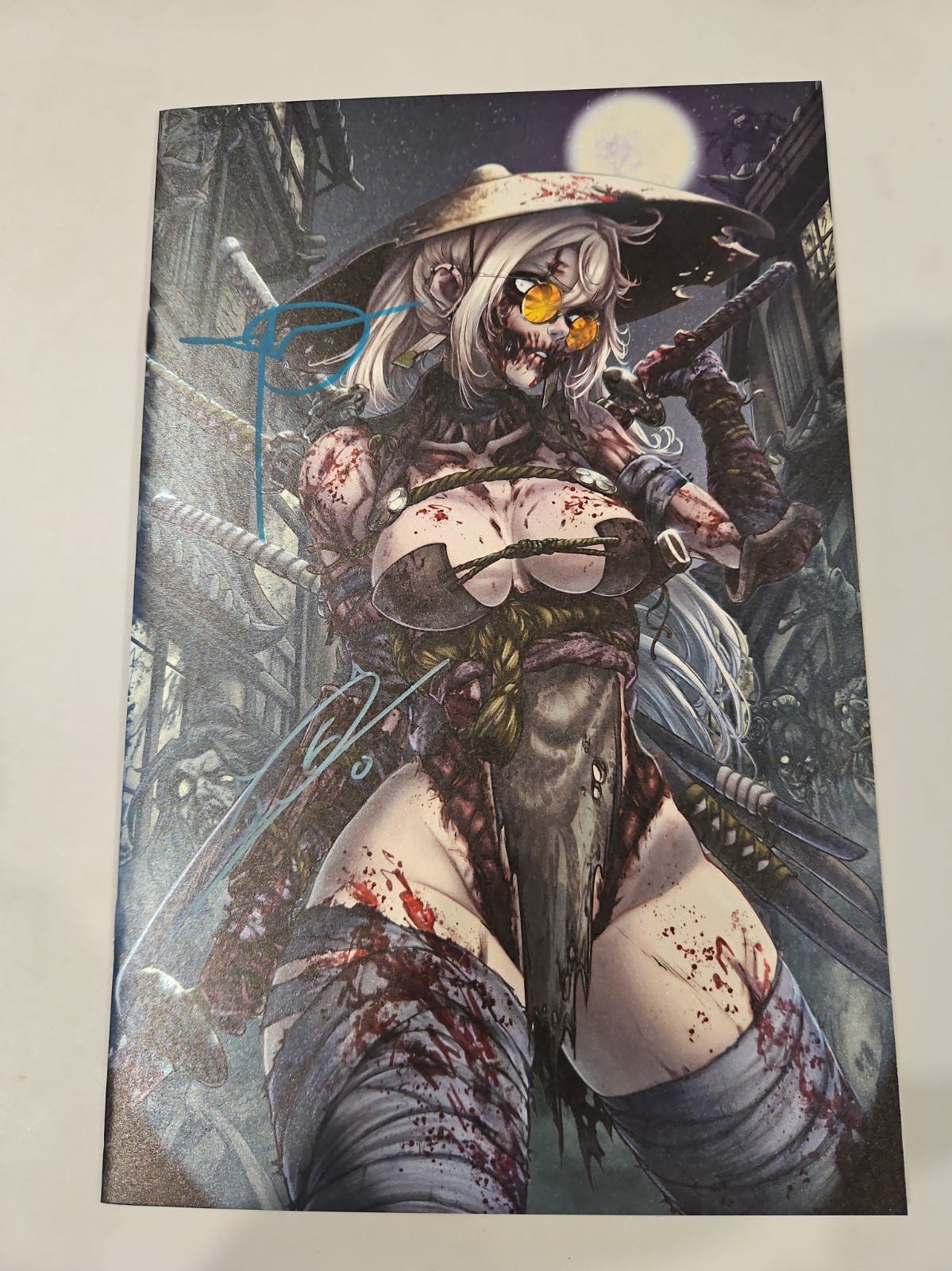 Dead Samurai #6  Drax Gal SDCC Virgin 2X Signed Dolmayan & Drax 250 (w/COA)