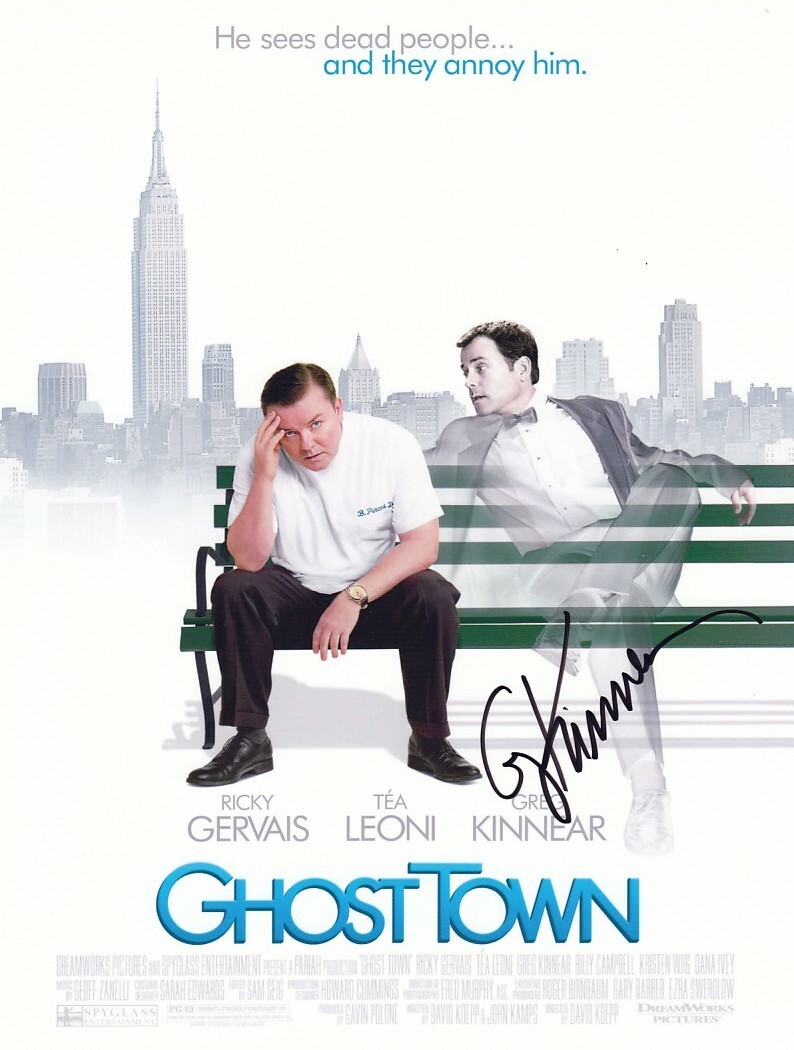 Greg Kinnear autographed signed autograph auto Ghost Town 8x10 movie promo photo