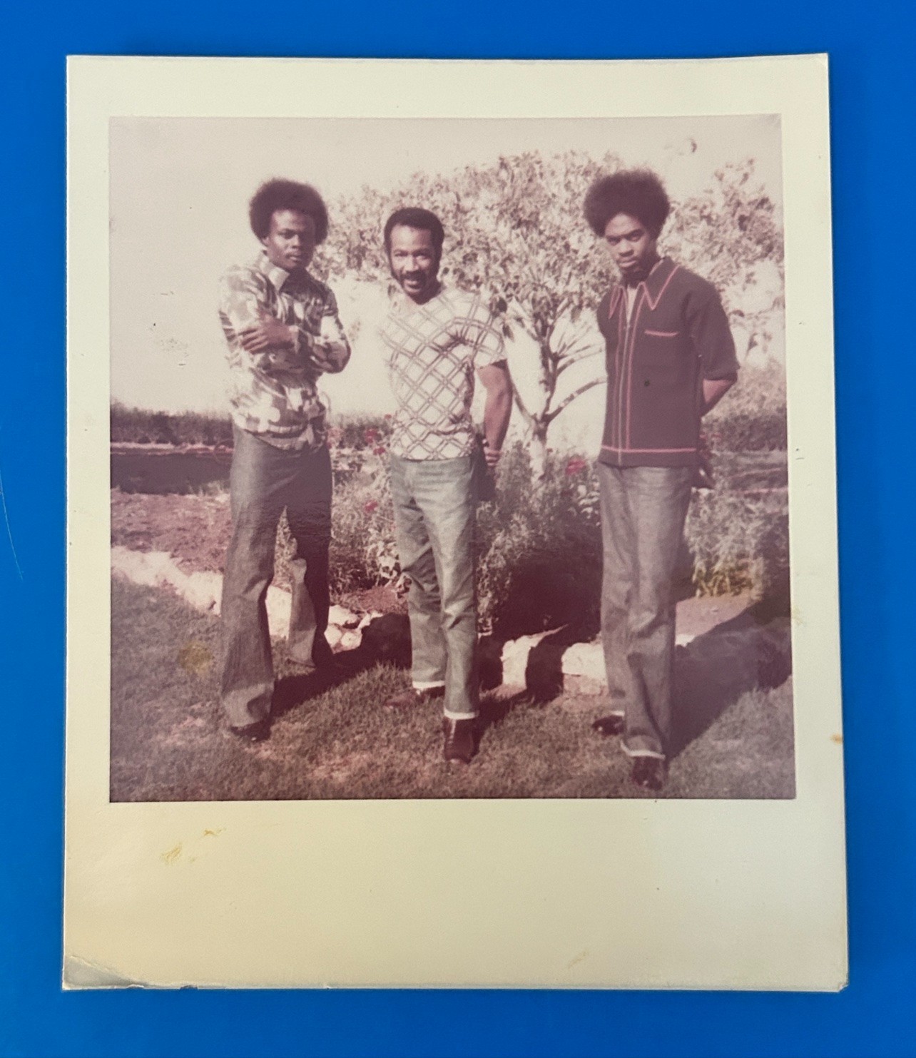 1970s African American Men Photo Afros Flared Pants Fashion