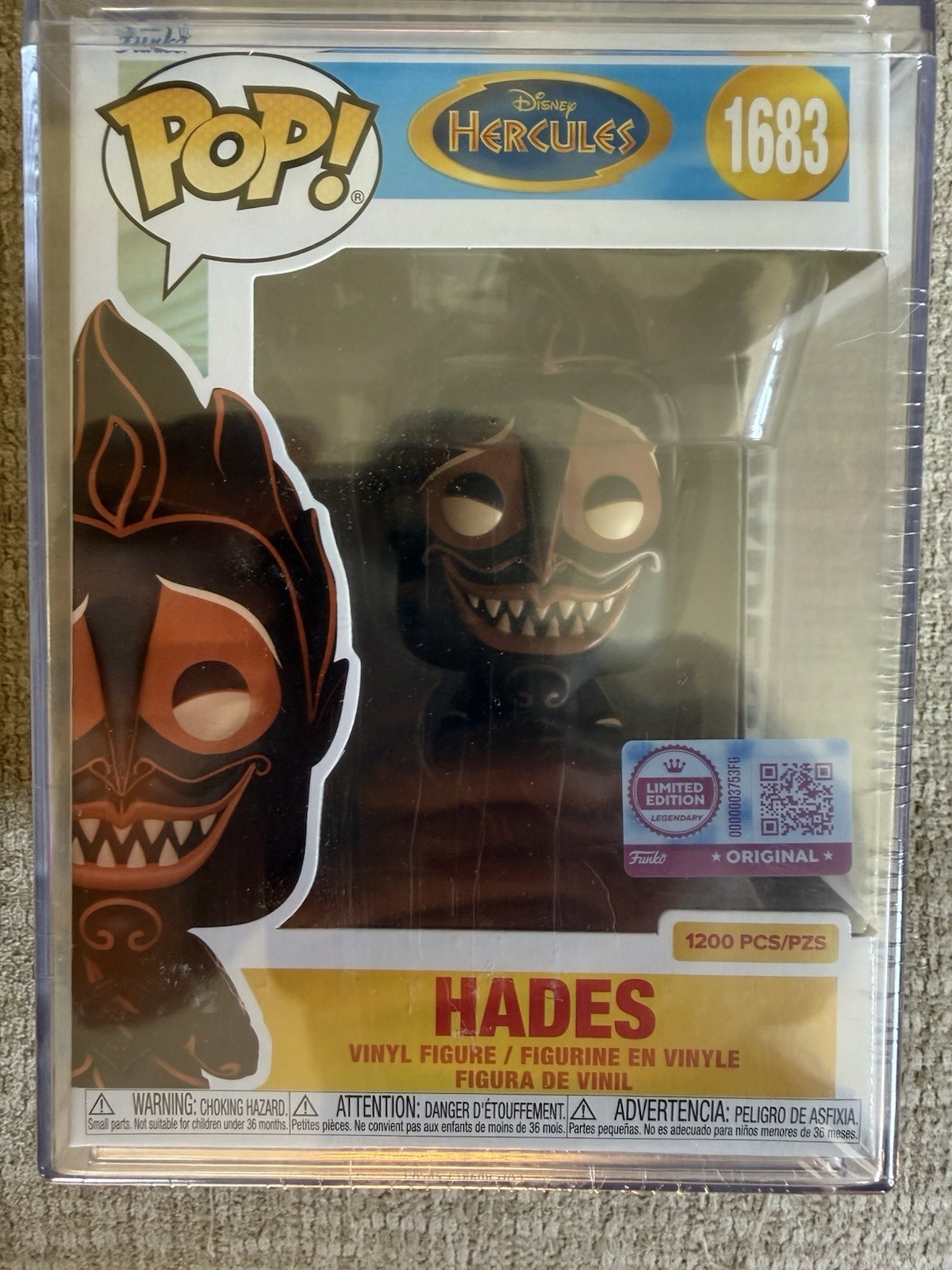Sealed Le1200 Hades Funko Pop