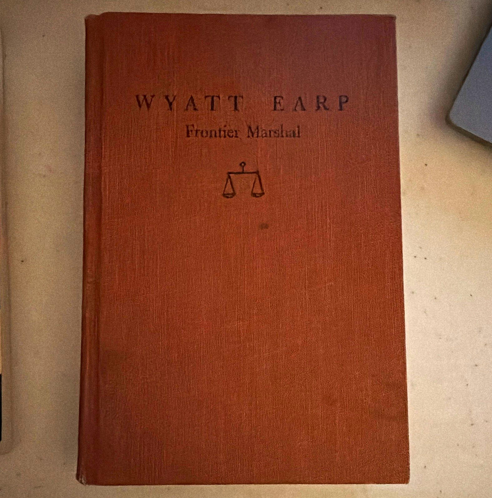 Wyatt Earp: Frontier Marshal Stuart N. Lake 1931 Houghton Mifflin Western
