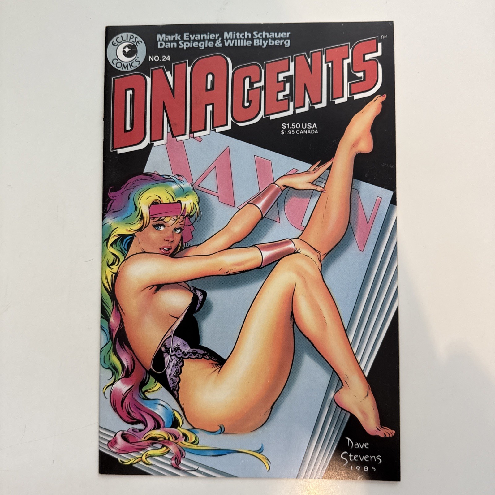Dnagents #24 Dave Stevens Restored, Cleaned, Pressed Rusty Staples Replaced