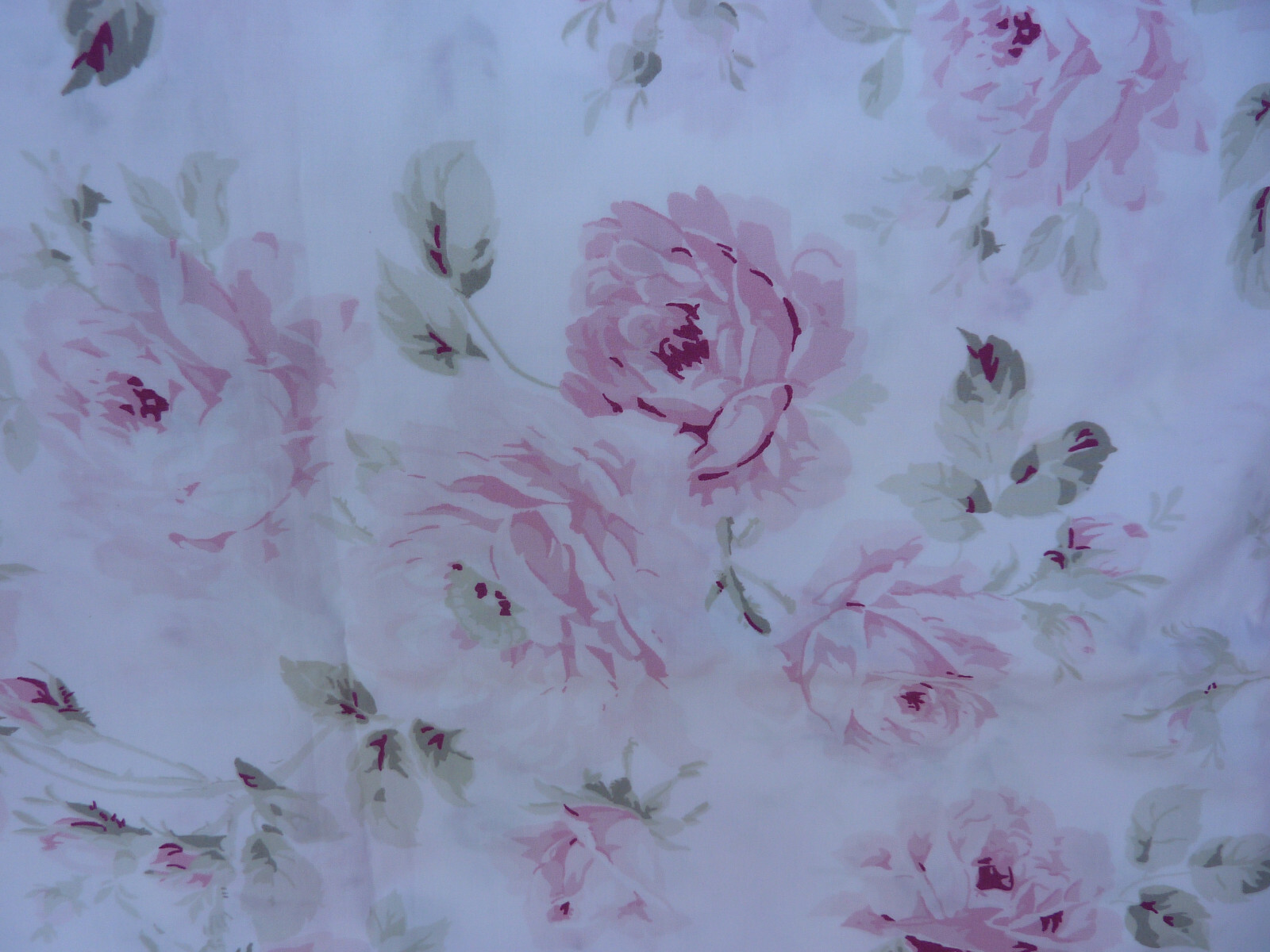 RARE Rachel Ashwell Shabby Chic  Sugar Plum Sorbet Roses 110\