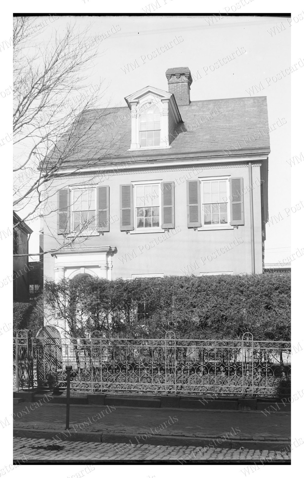 Philadelphia Germantown Ave circa 1900 Townsend House Standard Postcard