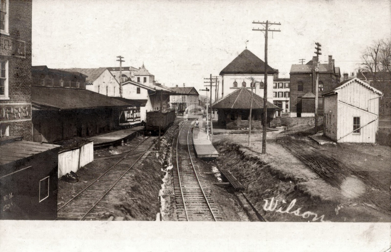 Westminster MD Maryland Western Maryland Railroad Depot RPPC Photo Postcard COPY